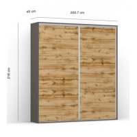 DRESSING LEX 201-218-45 D GRI/DWO